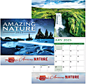 Custom Luxe Amazing Nature Stapled Wall Calendar, 9-1/2" x 11"