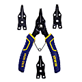 IRWIN® VISE-GRIP® Combination Internal/External Snap-Ring Pliers Set with 4 Interchangeable Tips 1 thumbnail image