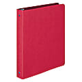 Wilson Jones® Presstex® 3-Ring Binder, 1" Round Rings, Executive Red 1 thumbnail image