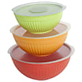 Nordic Ware 6-Piece Covered Bowl Set, Assorted Colors 1 thumbnail image