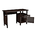 Inval 47"W Modern Writing Desk, Espresso