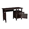 Inval 47"W Modern Writing Desk, Espresso 1 thumbnail image