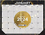 2024 Willow Creek Press Desk Pad Calendar, 22" x 17", Celestial, January To December