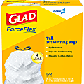 CloroxPro Glad ForceFlex Tall Kitchen Drawstring Trash Bags, 13 Gallon, Box of 100 (78374) 1 thumbnail image