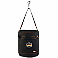 Ergodyne Arsenal 5970T Swiveling Hook Nylon Hoist Bucket With Top, 15" x 12-1/2", Black