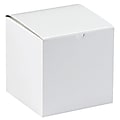 Office Depot® Brand Gift Boxes, 6"L x 6"W x 6"H, 100% Recycled, White, Case Of 100 1 thumbnail image