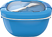 Bentgo Salad Lunch Container, 4" x 7-1/4", Blue