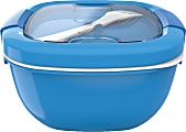 Bentgo Salad Lunch Container, 4" x 7-1/4", Blue 1 thumbnail image