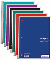 Just Basics® Spiral Notebook, 7 1/2" x 10 1/2", 1 Subject, College Ruled, 70 Sheets, Assorted Colors