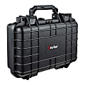 eylar Polypropylene SA00010 Compact Waterproof And Shockproof Gear And Camera Hard Case With Foam Insert, 8-3/8”H x 11-11/16”W x 3-13/16”D, Black