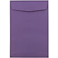 JAM Paper® Open-End 6" x 9" Catalog Envelopes, Gummed Seal, Dark Purple, Pack Of 10 1 thumbnail image