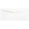 JAM PAPER #10 Business Commercial Envelopes, 4 1/8 x 9 1/2, White, Bulk 500/Box