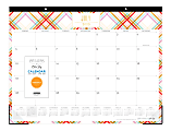 Blue Sky™ Snow & Graham Madras Monthly Desk Pad Calendar, 22" x 17", July 2020 To June 2021, 120918 1 thumbnail image