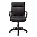 Mesh Mid-Back Chair, 42 1/8"H x 24 3/4"W x 29 1/2"D, Black