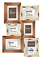 PTM Images Photo Frame, Love Happiness Home, 19 3/4"H x 1 1/4"W x 28"D, Multicolor