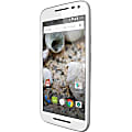 Motorola Moto G 16 GB Smartphone - 4G - 5" LCD 1280 x 720 HD Touchscreen - Qualcomm Snapdragon 410 Quad-core (4 Core) 1.40 GHz - 1 GB RAM - 13 Megapixel Rear/5 Megapixel Front - Android 5.1.1 Lollipop - SIM-free - White 1 thumbnail image