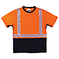 Ergodyne GloWear 8283BK Lightweight Performance Hi-Vis T-Shirt, Small, Orange 1 thumbnail image
