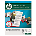 HP Brochure And Flyer Paper, Matte, 8 1/2" x 11", 48 Lb, Pack Of 100 Sheets 1 thumbnail image