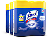 Lysol® Disinfecting Wipes, Lemon Lime Scent, 80 Wipes Per Canister, Carton Of 6 Canisters 1 thumbnail image