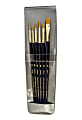 Princeton Real Value Paint Brush Set Series 9132, Assorted Sizes, Taklon, Blue, Set Of 6 1 thumbnail image
