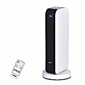 Optimus 1500-Watt Digital Oscillating Tower Heater With Remote, 17" x 4", White 1 thumbnail image