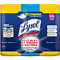 Lysol Disinfecting Wipes Pack - Wipe - Lemon Lime Blossom, Ocean Fresh Scent - 35 / Canister - 420 / Carton - White 1 thumbnail image