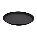 Cambro Camtread Round Non-Skid Serving Trays, 11", Black, Pack Of 12 Trays 1 thumbnail image