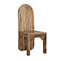 Coast to Coast Cassius Gateway II Wood Dining Accent Chairs, Natural Wood, Set Of 2 Chairs