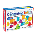 Learning Resources® View-Thru Geometric Solids Set, Assorted Colors, Grades 3 - College