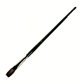 Silver Brush Ruby Satin Series Long-Handle Paint Brush 2501, Size 10, Flat Bristle, Synthetic, Green 1 thumbnail image