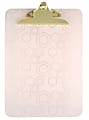 Office Depot® Brand Decorative Clipboard, 12 1/2"H x 9"W x 1/4"D, Blush Hexagon 1 thumbnail image