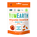 Yummy Earth Organic Gluten-Free Licorice, Peach, 2 Oz, Pack Of 12 Bags