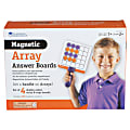 Learning Resources Array Answer Magnetic Dry-Erase Boards, 6 1/4" x 6 1/4", White, Pack Of 4 1 thumbnail image