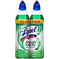 Lysol Clean/Fresh Toilet Cleaner - Ready-To-Use - 24 fl oz (0.8 quart) - Country Scent - 2 / Pack - Blue, White 1 thumbnail image