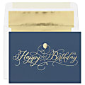 Custom All Occasion Cards, Golden Birthday Cards With Envelopes, 7-7/8" x 5-5/8", Box Of 25 Cards 1 thumbnail image