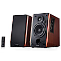 Edifier R1700BT 66-Watt RMS Amplified Bluetooth® Bookshelf Speaker System, Brown 1 thumbnail image