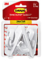Command Large Utility Hook Value Pack, 5 lb, White, 6 Hooks/Pack, 12 Strips/Pack 1 thumbnail image