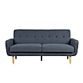 Lifestyle Solutions Daron Sofa, 34-1/3”H x 77-1/5”W x 31-7/8”D, Charcoal