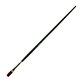 Silver Brush Ruby Satin Series Long-Handle Paint Brush 2501, Size 4, Flat Bristle, Synthetic, Green 1 thumbnail image