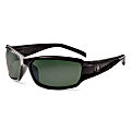 Ergodyne Skullerz® Safety Glasses, Thor, Polarized, Black Frame, G15 Lens