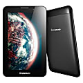 Lenovo IdeaTab A3000 Tablet - 7" - 1 GB LPDDR2 - MediaTek Cortex A7 MT8389 Quad-core (4 Core) 1.20 GHz - 16 GB - Android 4.2 Jelly Bean - 1024 x 600 - In-plane Switching (IPS) Technology - Slate Black