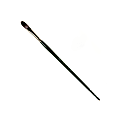 Silver Brush Ruby Satin Series Long-Handle Paint Brush 2503, Size 8, Filbert Bristle, Synthetic, Green 1 thumbnail image