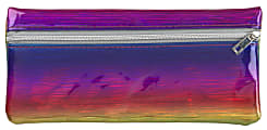 Office Depot® Brand Holographic Pencil Pouch, 3-1/2" x 1/4", Rainbow 1 thumbnail image