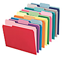 Office Depot® Brand File Folders, 1/3 Cut, Letter Size, Assorted Colors, Box Of 250 Folders