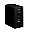 HON® 310 26-1/2"D Vertical 2-Drawer Letter-Size File Cabinet, Black 1 thumbnail image
