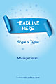55 lb Bond Paper Poster, 16" x 20", White 1 thumbnail image