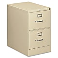 HON® 310 26-1/2"D Vertical 2-Drawer Legal-Size File Cabinet, Putty