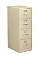HON® 310 26-1/2"D Vertical 4-Drawer Legal-Size File Cabinet, Putty 1 thumbnail image