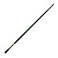 Silver Brush Ruby Satin Series Long-Handle Paint Brush 2502, Size 4, Bright Bristle, Synthetic, Green 1 thumbnail image