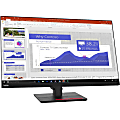 Lenovo ThinkVision T32p-20 31.5" 4K UHD LED LCD Monitor - 16:9 - Raven Black - 32" Class - In-plane Switching (IPS) Technology - 3840 x 2160 - 1.07 Billion Colors - 350 Nit, 350 Nit Typical - 4 ms - 60 Hz Refresh Rate - HDMI - DisplayPort
